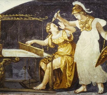 Aracne, la tessitrice che sfidò Atena
