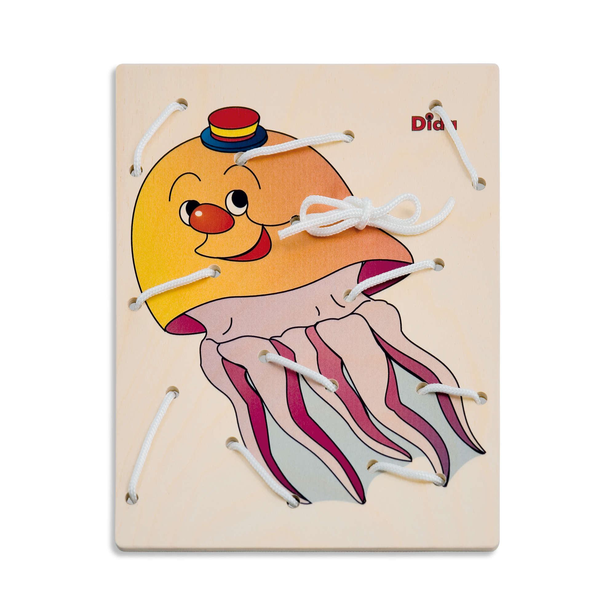 Allacciatura Medusa - gioco didattico di motricità fine della mano - Dida Allacciatura Medusa - gioco didattico di motricità fine della mano - Dida