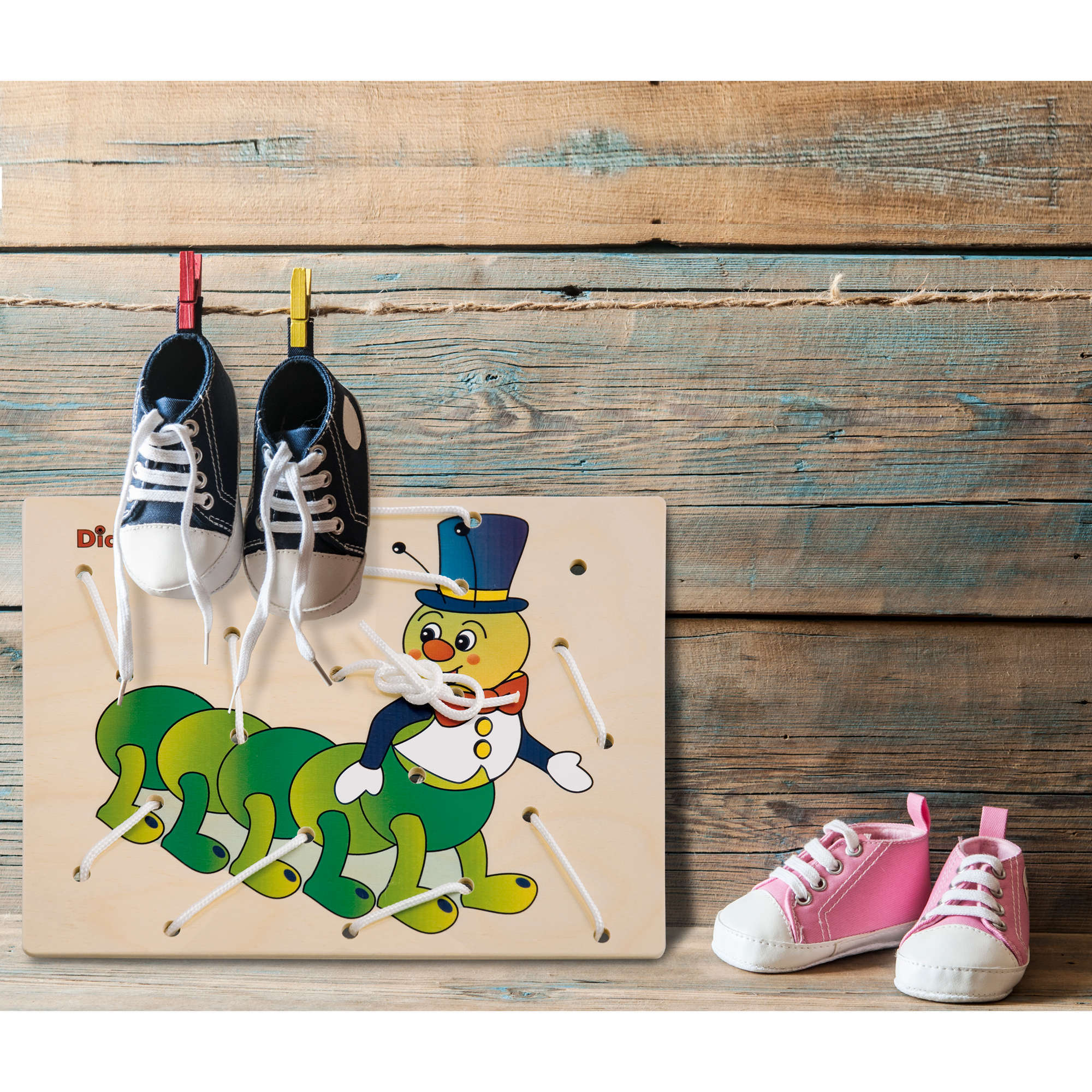 Allacciatura Bruco- gioco dei lacci- motricità fine - metodo Montessori -Dida Allacciatura Bruco- gioco dei lacci- motricità fine - metodo Montessori -Dida