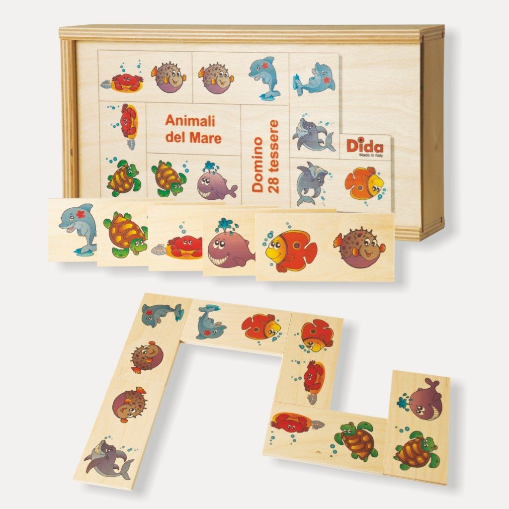 Bigjigs Toys Domino Animali Bosco Legno - 28 Pezzi Educativo Bambini 2+ Anni - Foto 6