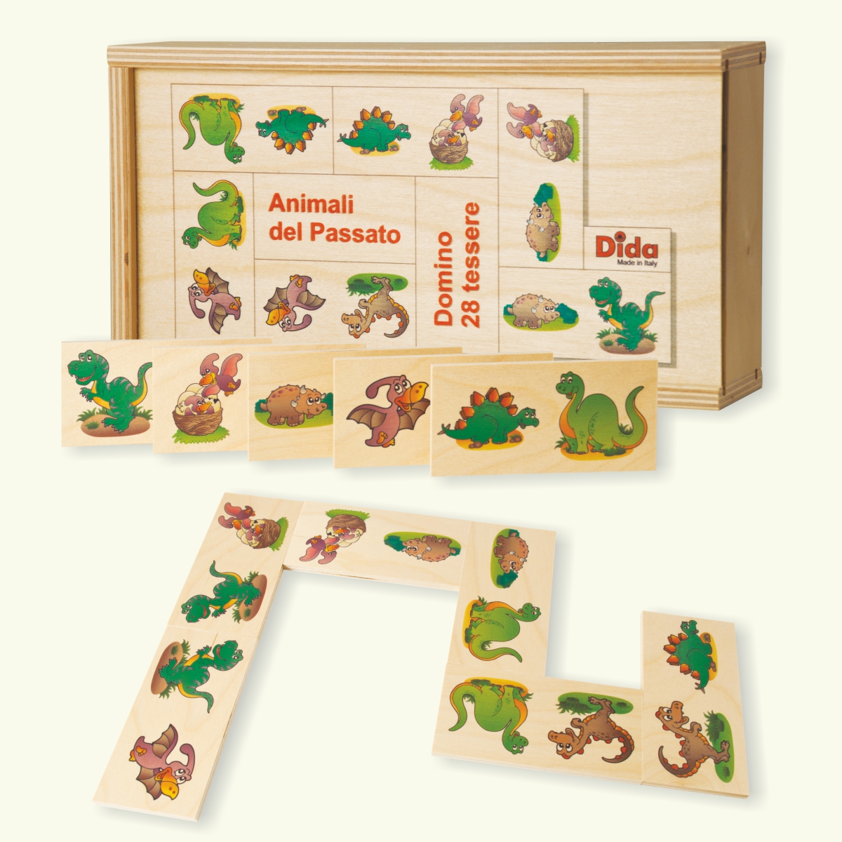 Domino animali del passato i dinosauri nell'immaginario dei bambini - Dida Domino animali del passato i dinosauri nell'immaginario dei bambini - Dida