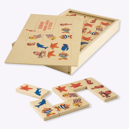 Noris 606061977 - Pesce Cubo Gioco Di Dadi Per Bambini Dagli 5 Anni In Su - Riflessi Veloci E Animali Marini In Legno - 1-4 Giocatori