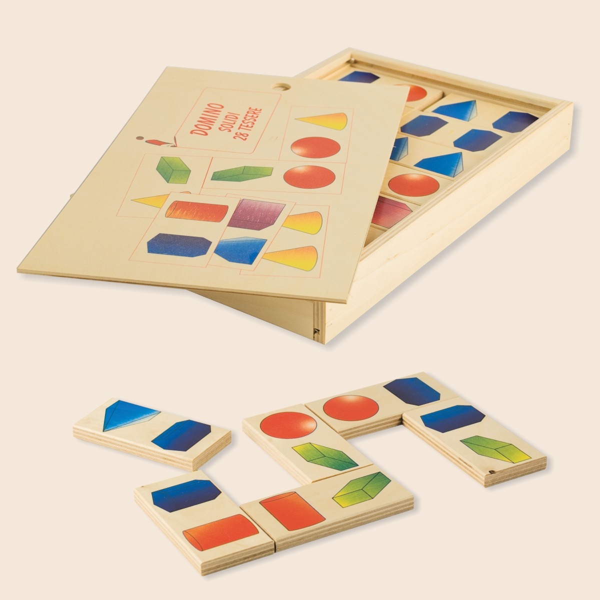 Domino solidi - geometria per bambini - gioco e sussidi didattici - Dida Domino solidi - geometria per bambini - gioco e sussidi didattici - Dida