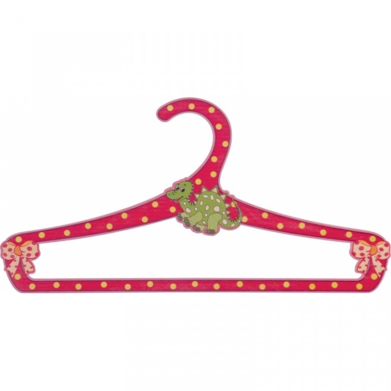 Utopia Home Grucce per bambini, confezione da 60 grucce in plastica per armadio, resistenti, ideali per l'uso standard quotidiano (rosa