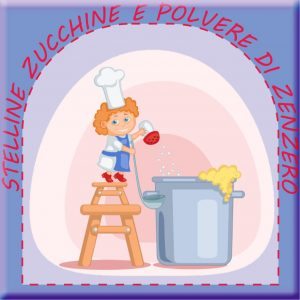 stelline zucchine e polvere di zenzero