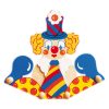 Attaccapanni da parete per bambini – Clown cravatta che arreda - Dida