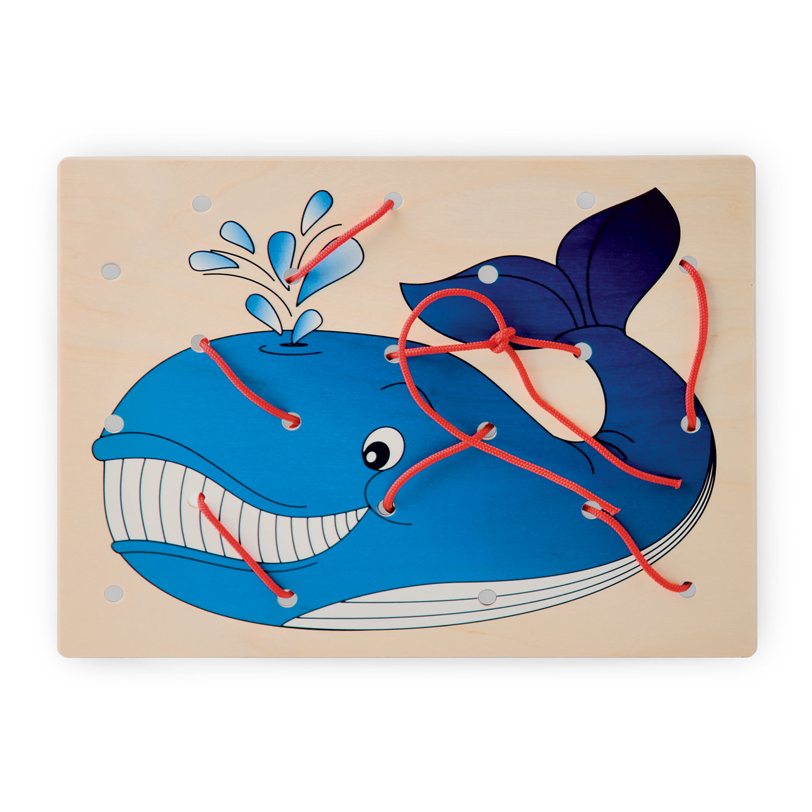 Allacciatura Balena - gioco di pazienza e motricità fine - Montessori - Dida Allacciatura Balena - gioco di pazienza e motricità fine - Montessori - Dida