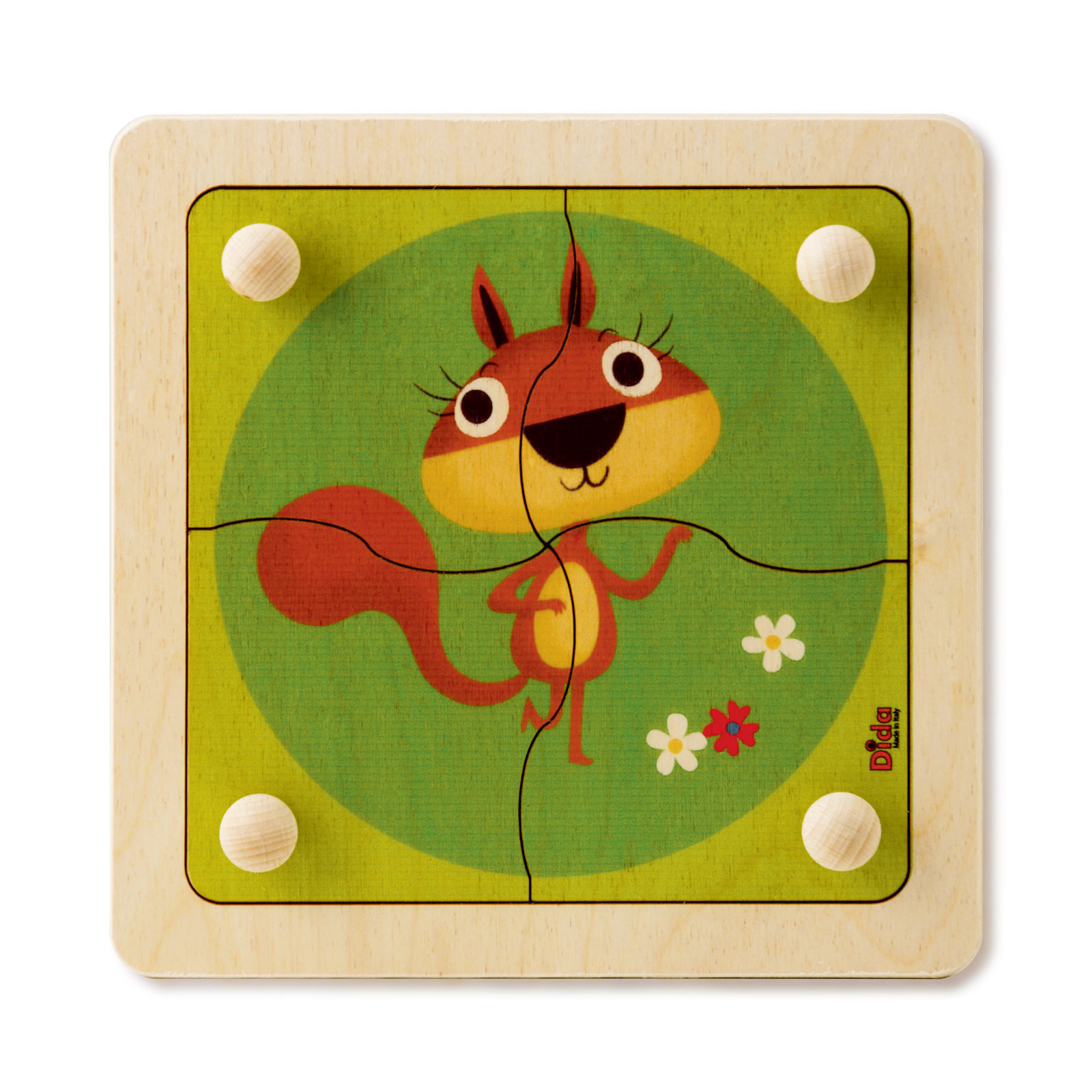 Puzzle Scoiattolo - giochi per lo sviluppo cognitivo e motricità fine - Dida Puzzle Scoiattolo - giochi per lo sviluppo cognitivo e motricità fine - Dida