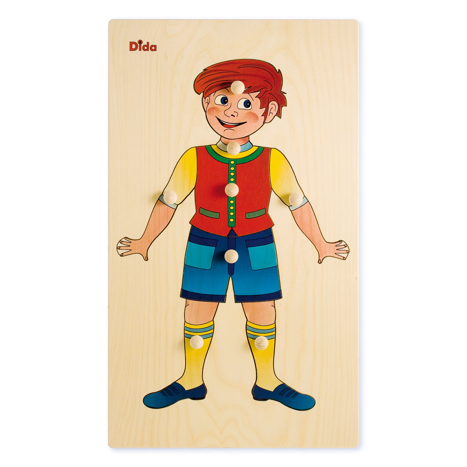 Schema corporeo bimbo - Esplorando il corpo umano - Puzzle legno - Dida giochi Schema corporeo bimbo - Esplorando il corpo umano - Puzzle legno - Dida giochi