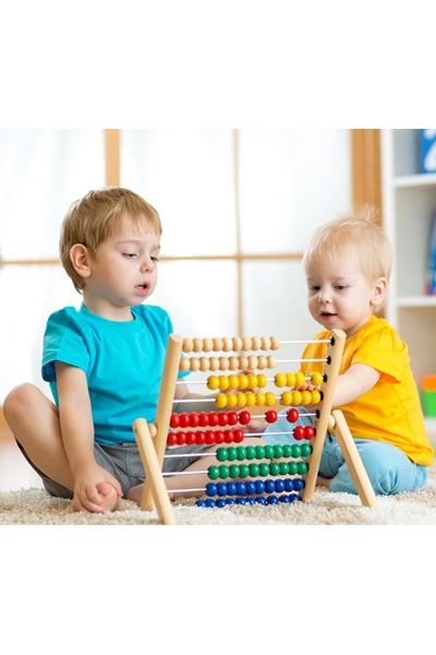 Set Grucce in legno per bambini, kit da 3 con decori e varianti colore -  Dida