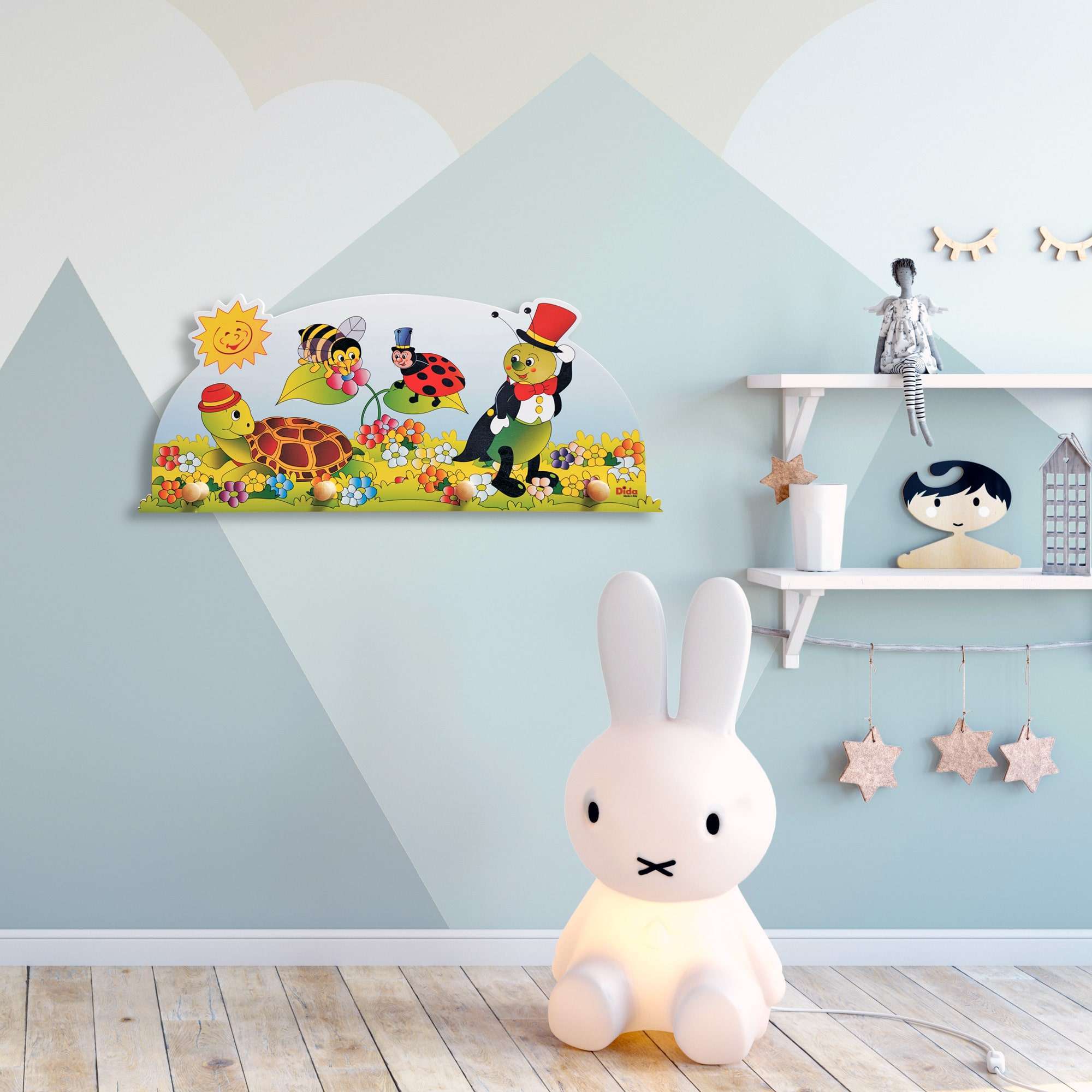 Attaccapanni bambino - Animaletti Attaccapanni bambino-Animaletti-appendiabiti da parete per l'infanzia-Dida