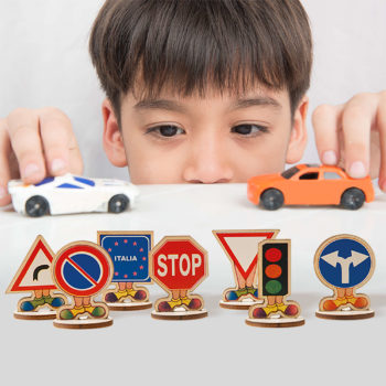 Segnali stradali per bambini - educazione stradale - gioco educativo - Dida