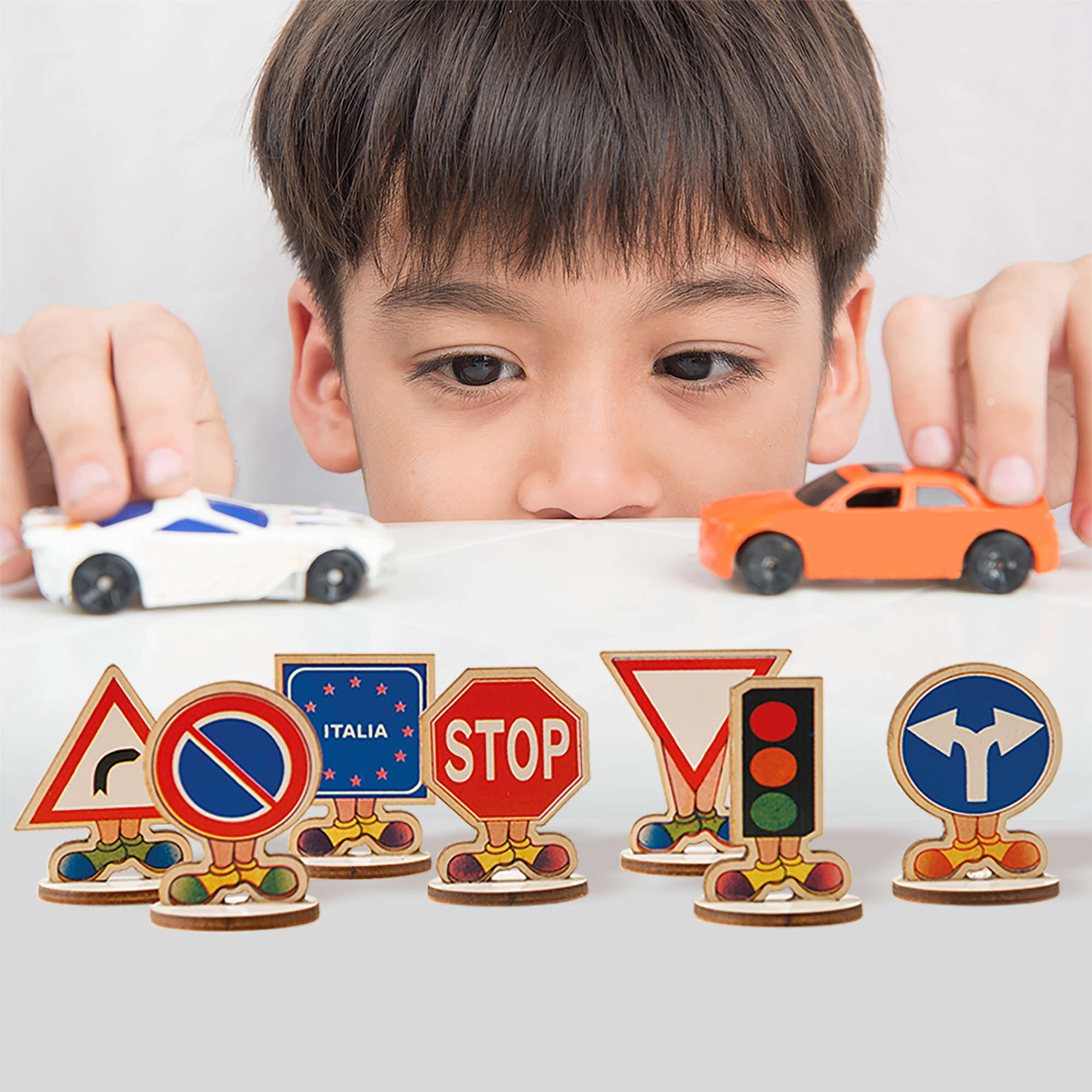 Segnali stradali per bambini - Gioco da tavolo educativo - Dida