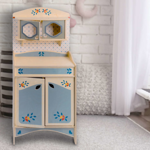 Credenza giocattolo per bambini - spazio cucina bimbi - Montessori - Dida