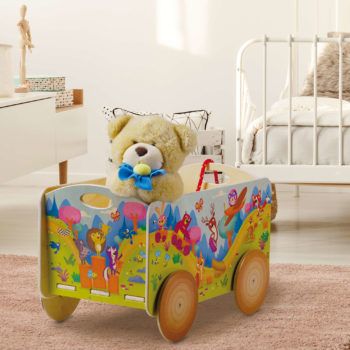 Carretto per bambini in legno - Cameretta - Porta giochi per bambini - Dida