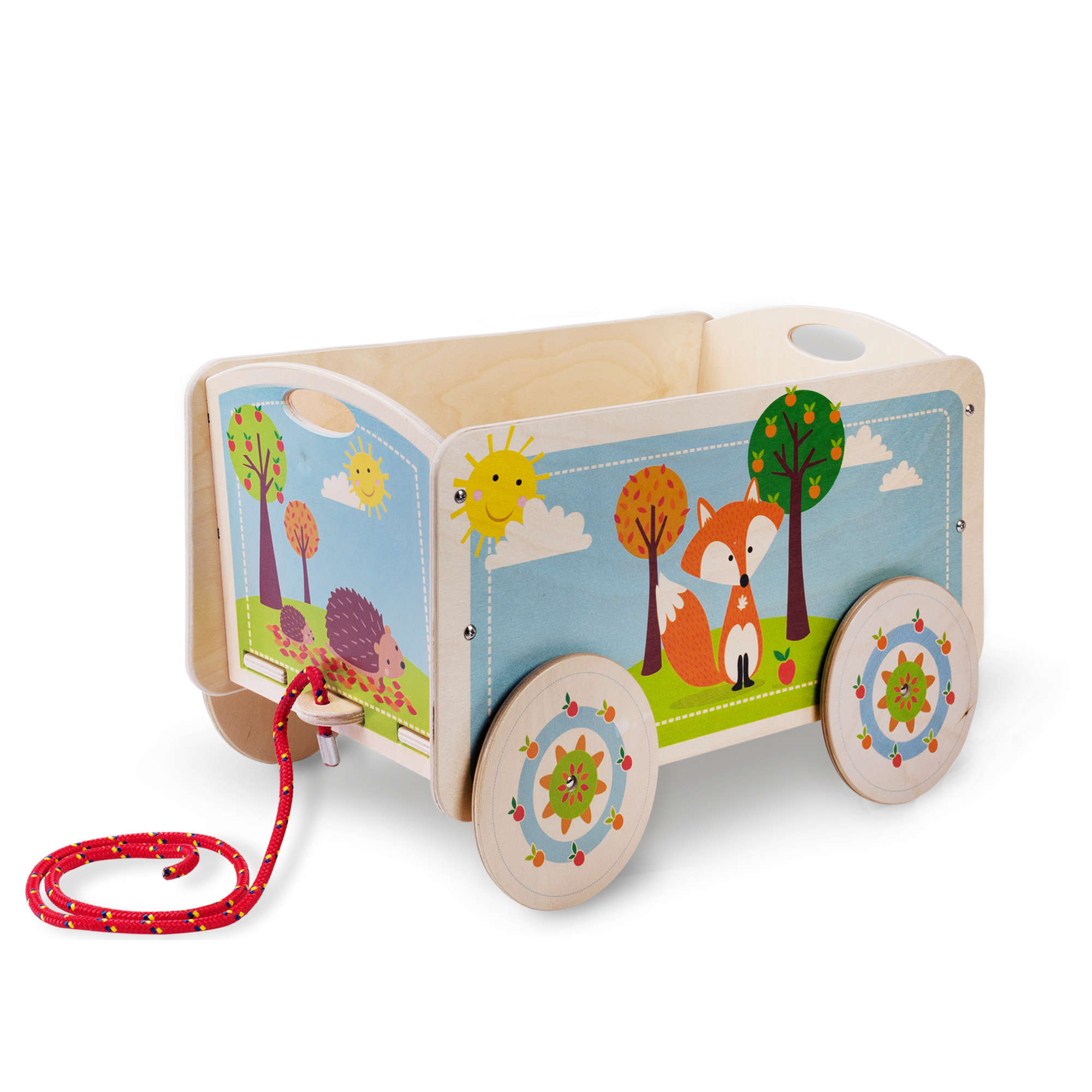 Carrello per bambini, portagiochi carretto contenitore per la cameretta-Dida Carrello per bambini, portagiochi carretto contenitore per la cameretta-Dida