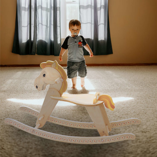 Cavallo a dondolo -giochi di cavalli da cavalcare -dondolo per bambini-Dida