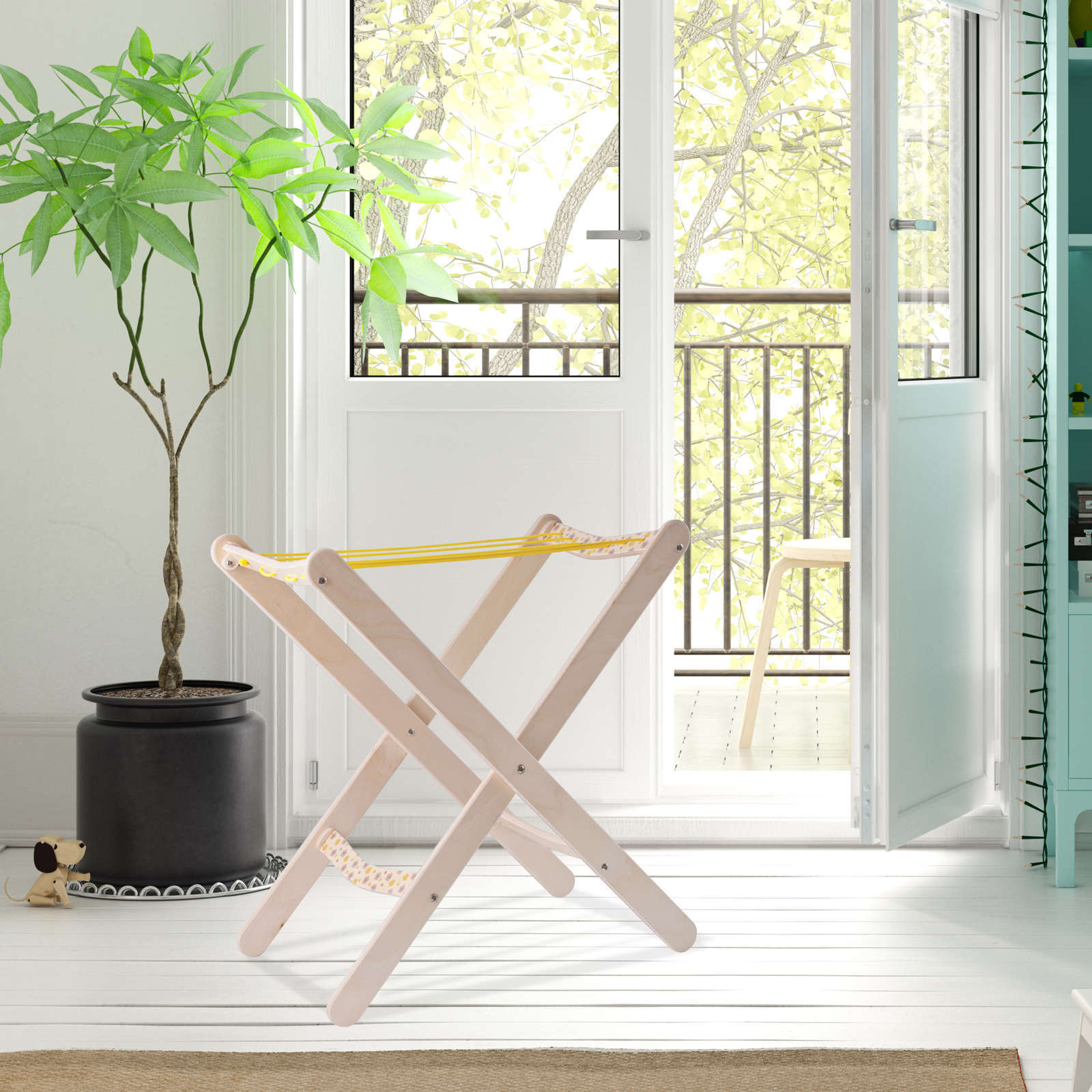 Stendino in legno per bambini gioco simbolico e di imitazione - Dida Stendino in legno per bambini gioco simbolico e di imitazione - Dida