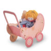 Carrozzina di legno per bambole -gioco di finzione per bambini 2 anni-Dida