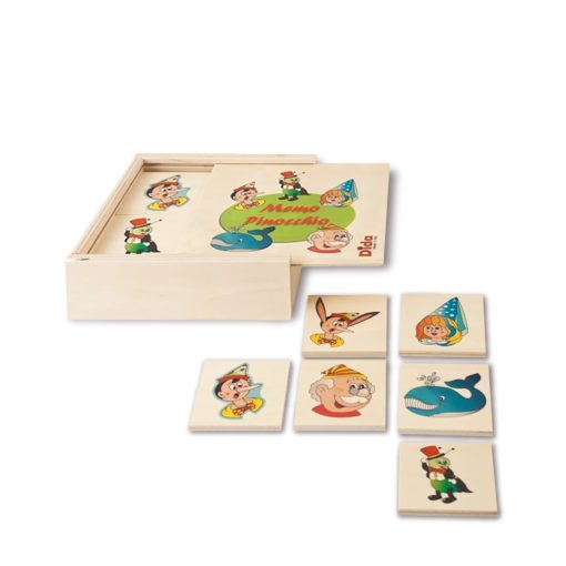 Memo Pinocchio - memory game - gioco da tavolo per bambini - Dida