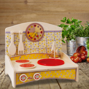 Mini Cucina giocattolo in Giallo per piccoli chef e giochi simbolici - Dida
