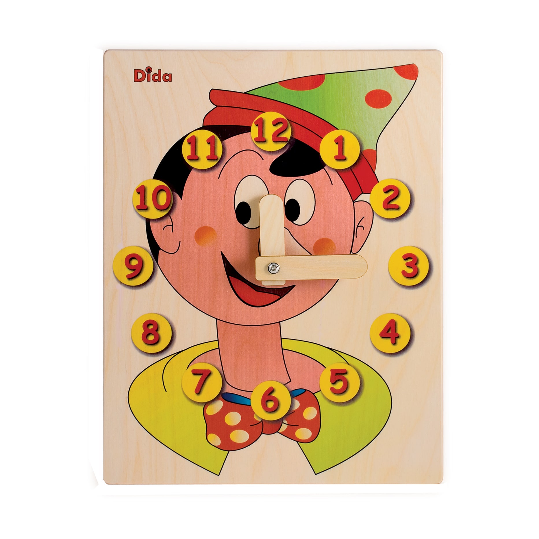 Orologio didattico Pinocchio per apprendere come funziona l'orologio -Dida Orologio didattico Pinocchio per apprendere come funziona l'orologio -Dida