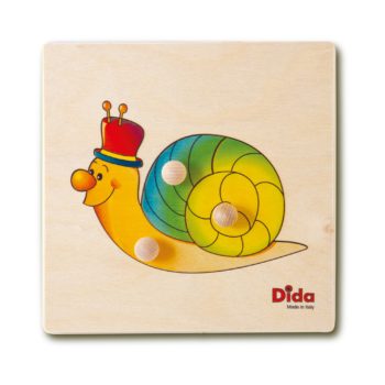 Puzzle Lumaca primi giochi di manualità per bambini piccoli - Dida