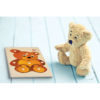 Puzzle in legno Orso, 8 tessere con pomello - Dida