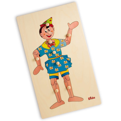 Puzzle Pinocchio lo schema corporeo per esplorare il corpo umano - Dida