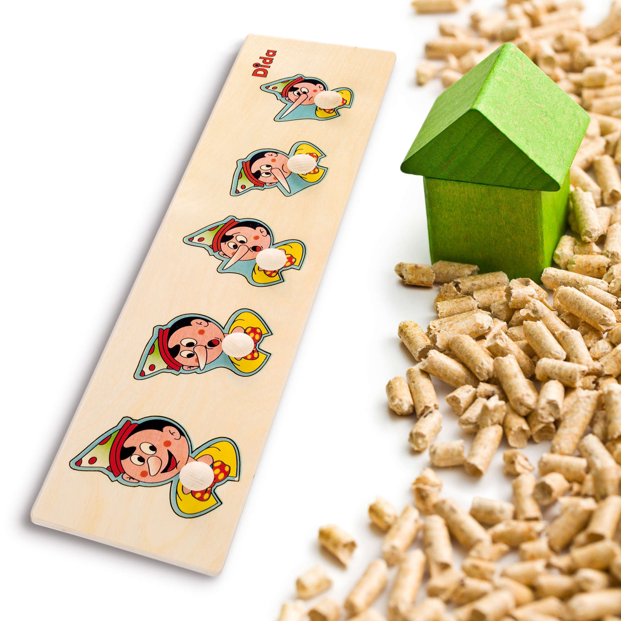 Seriazione Pinocchio Puzzle Montessori Con Incastri In Sequenza Dida