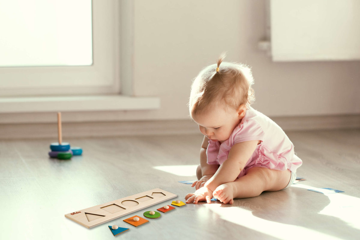 Imparare la geometria con il metodo Montessori - Seriazione Forme Geometriche - Gioco didattico Montessoriano - Dida