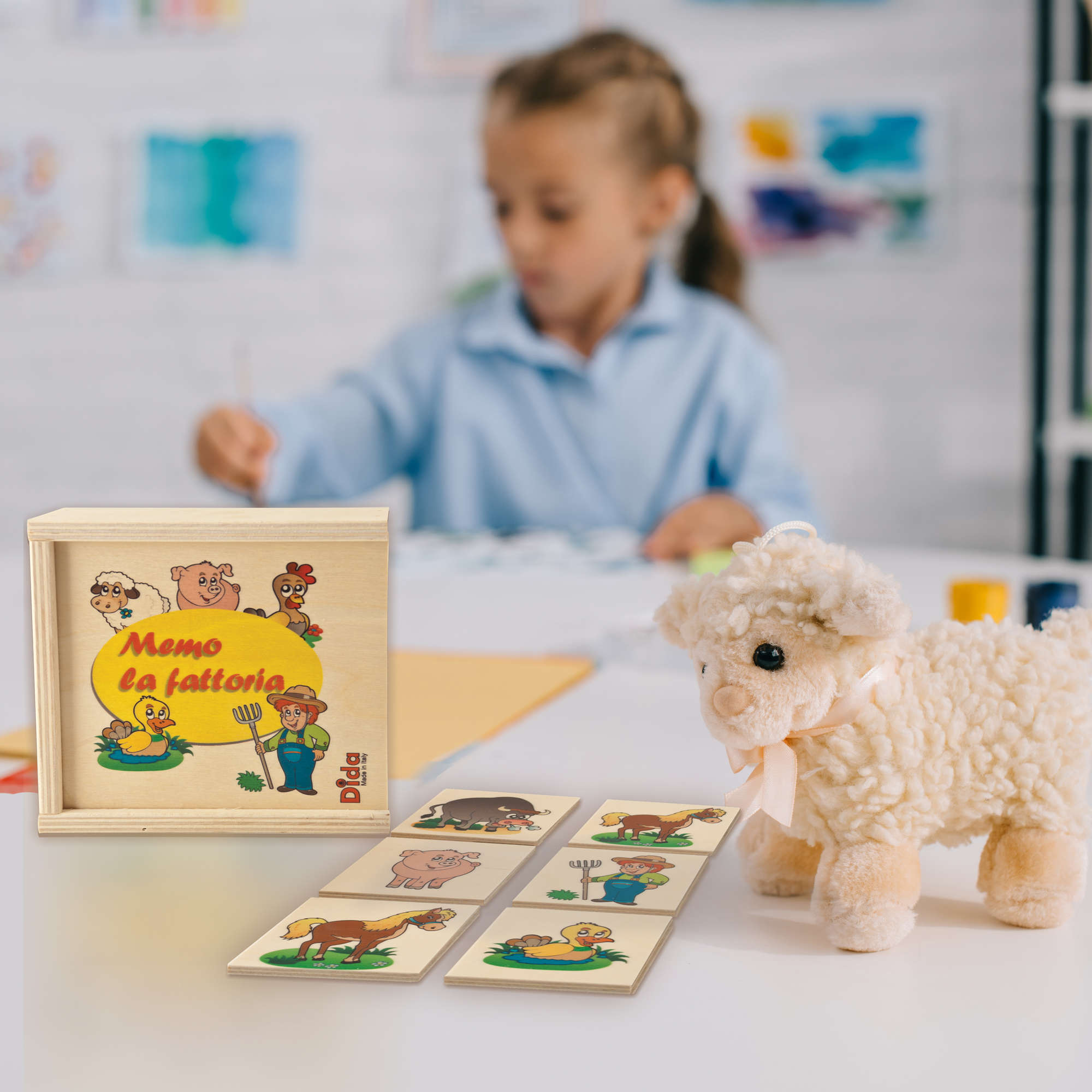 Memo Fattoria degli animali - memory game - gioco delle coppie - Dida Memo Fattoria degli animali - memory game - gioco delle coppie - Dida