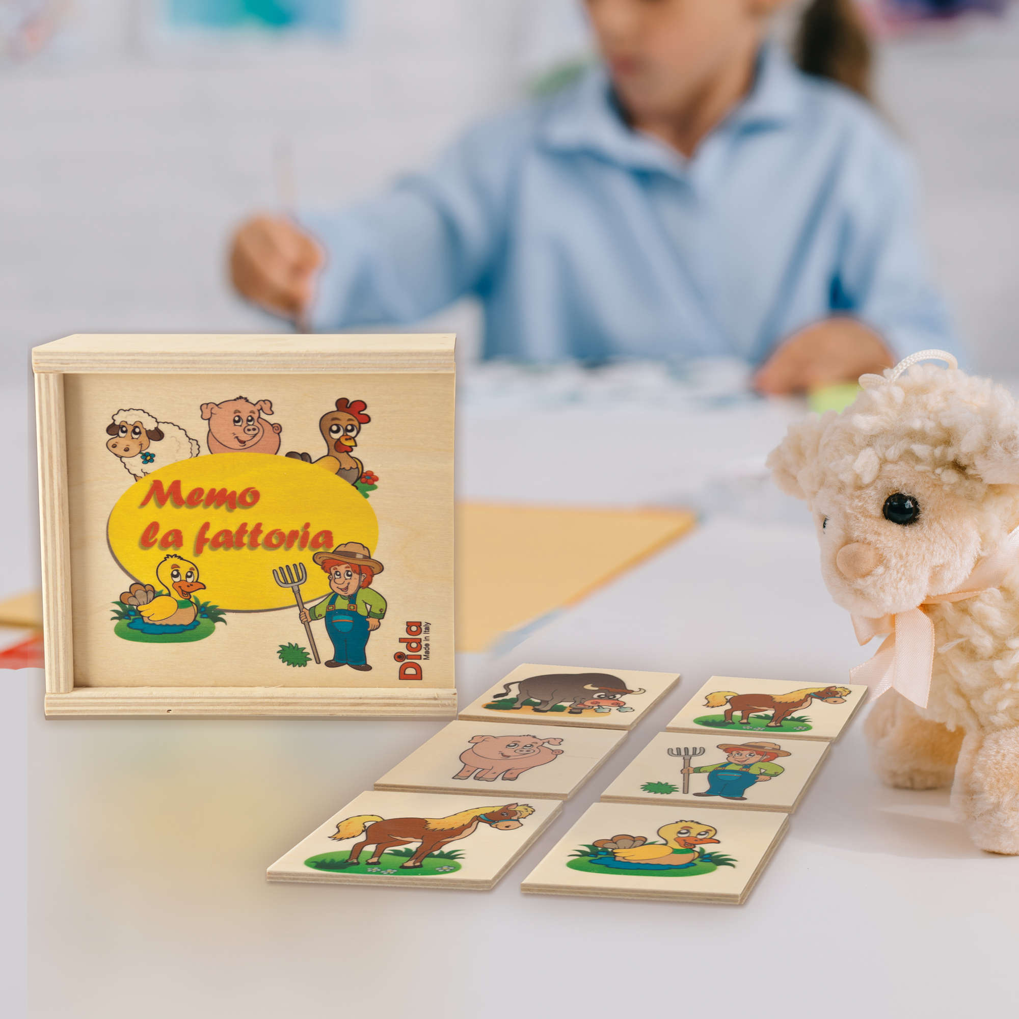 Memo Fattoria degli animali - memory game - gioco delle coppie - Dida Memo Fattoria degli animali - memory game - gioco delle coppie - Dida