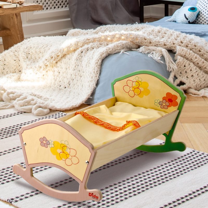 Mini Armadio Porta Abiti Per Bambole 15,7x15,6x3,8 Cm Rosa Con 10 Grucce E 7 Scomparti - Organizer Per Vestiti E Accessori Bambole