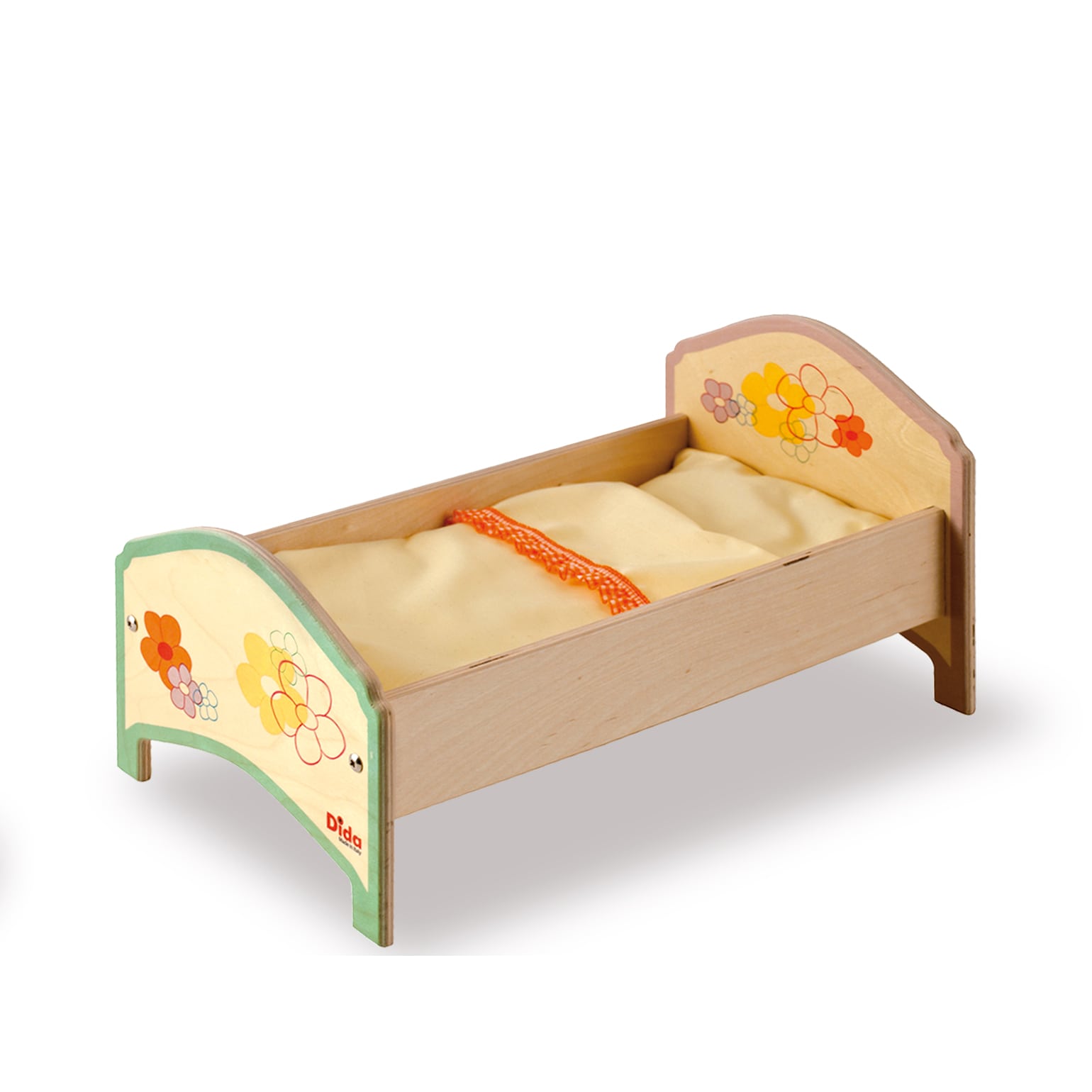 Lettino giocattolo Fiore per bambole e bambini dai 2 anni di età - Dida Lettino giocattolo Fiore per bambole e bambini dai 2 anni di età - Dida