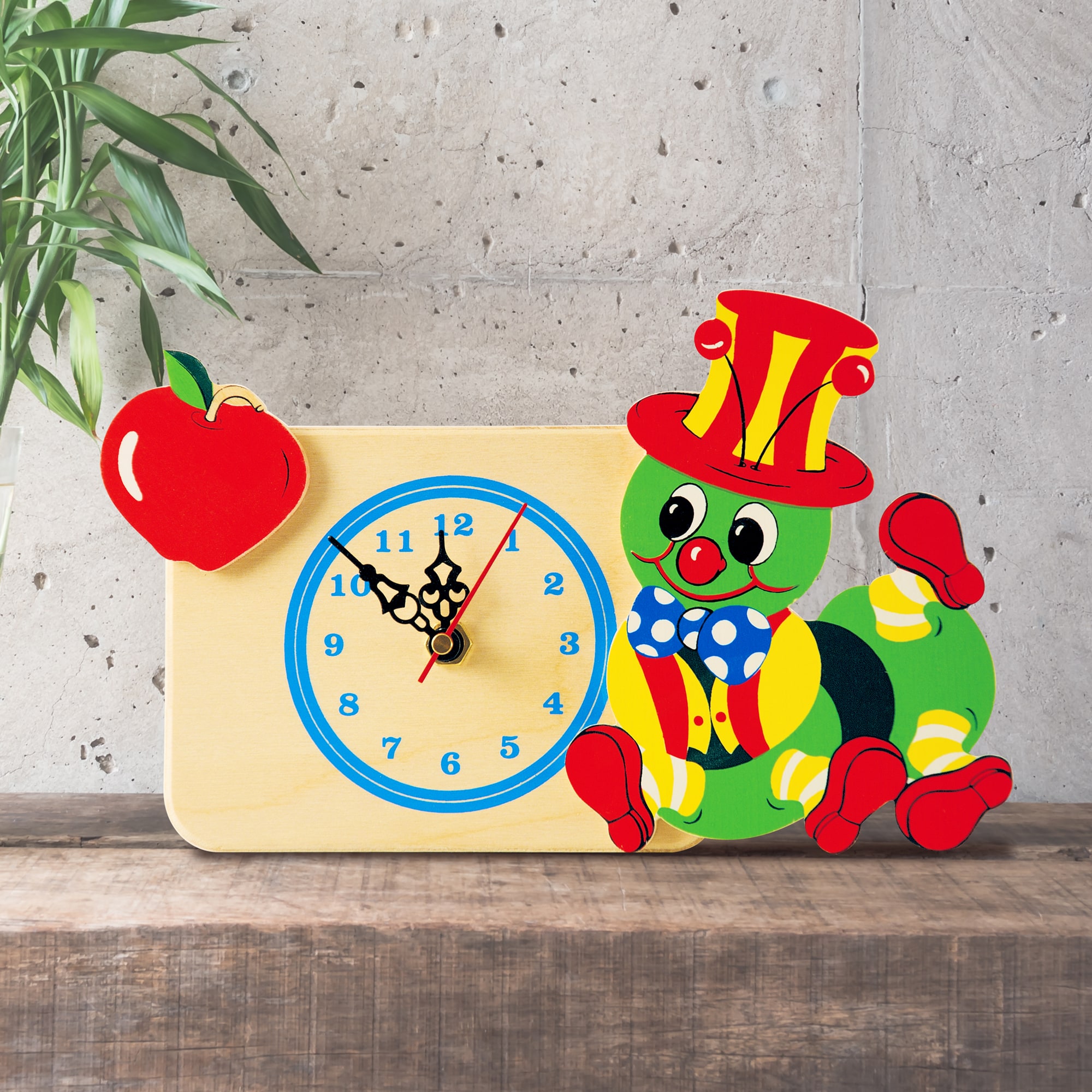 OMT170-OROLOGIO-DA-TAVOLO-BRUCO-MELA-2 orologio tavolo bruco mela