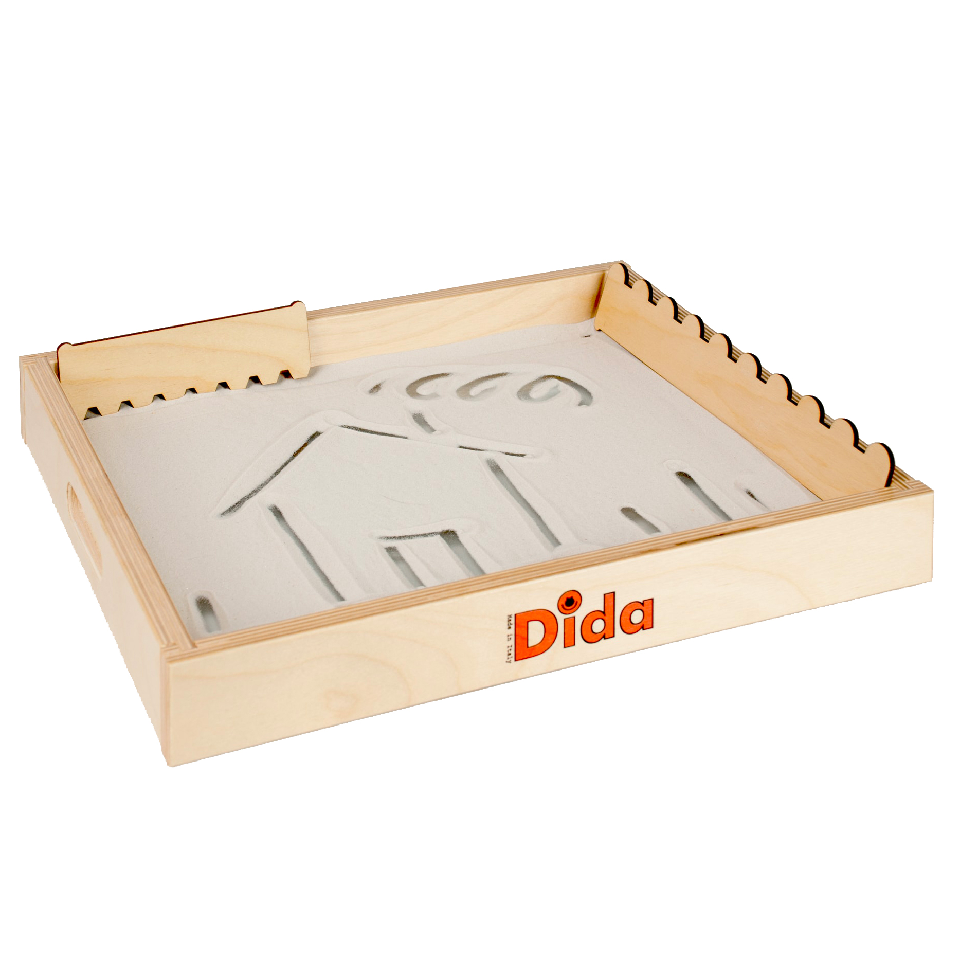 Lavagna di sabbia montessoriana - pregrafismo - motricità fine - Dida Lavagna di sabbia montessoriana - pregrafismo - motricità fine - Dida